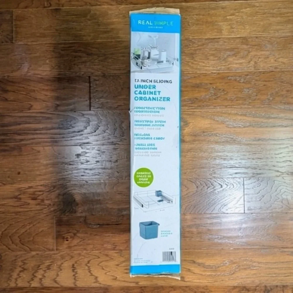 Real Simple 17 Inch Sliding‎ Under Cabinet Organizer Heavy Duty Steel Pull Out